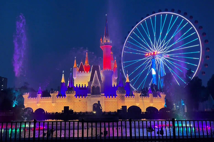 ����԰Ħ���ֵ���˸��